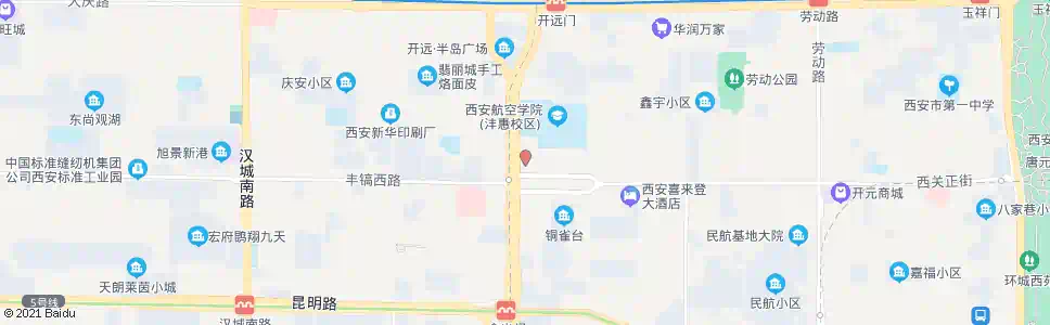 西安土门商厦_公交站地图_西安公交_妙搜公交查询2024