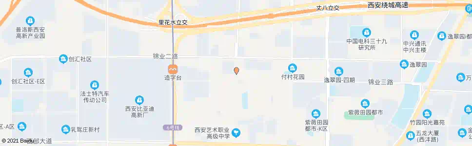 西安丈八六路南段_公交站地图_西安公交_妙搜公交查询2024