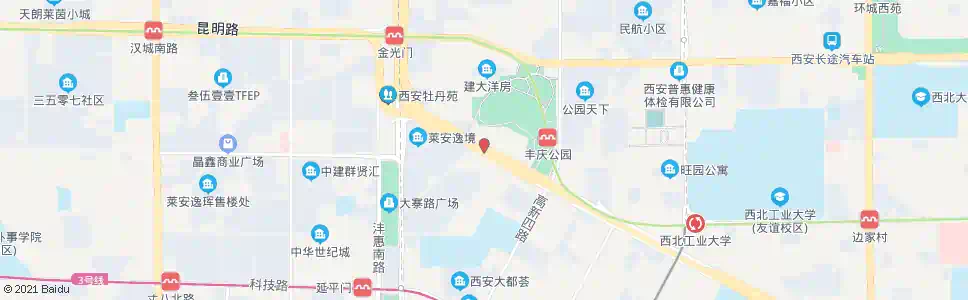 西安西桃园_公交站地图_西安公交_妙搜公交查询2024