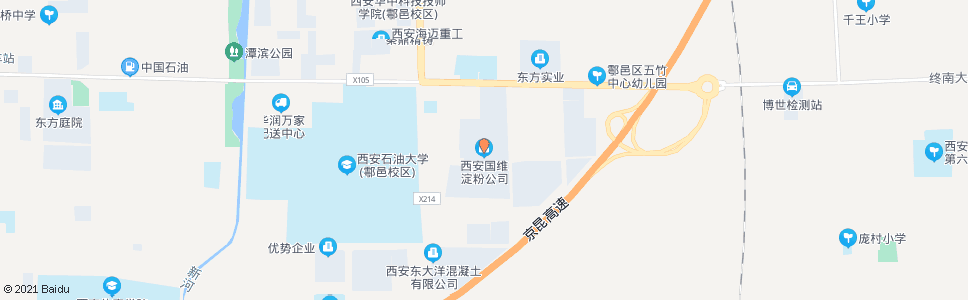 西安国维厂_公交站地图_西安公交_妙搜公交查询2024