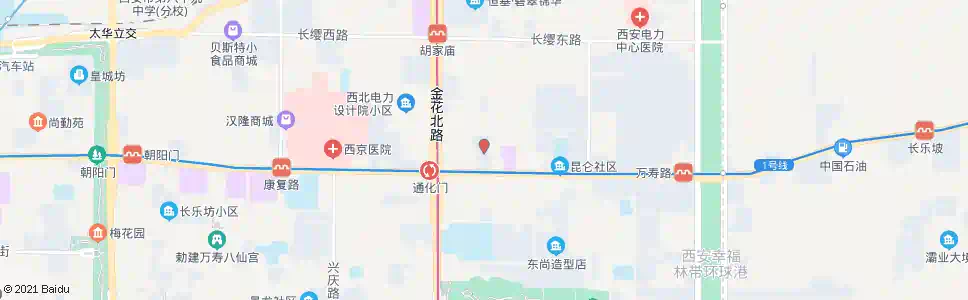 西安长乐批发市场_公交站地图_西安公交_妙搜公交查询2024