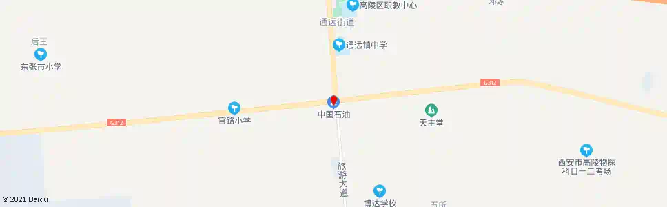 西安通远加油站_公交站地图_西安公交_妙搜公交查询2024