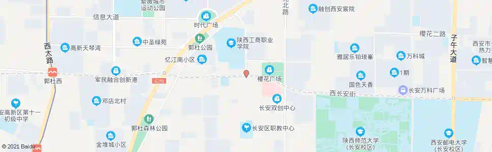 西安郭北村_公交站地图_西安公交_妙搜公交查询2024