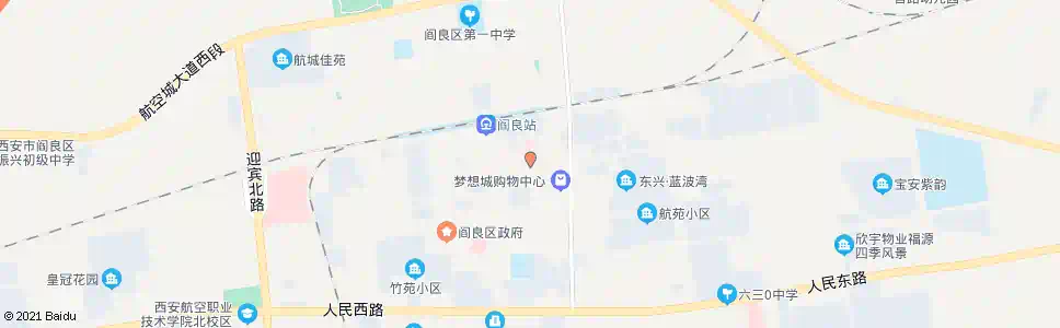 西安新世纪_公交站地图_西安公交_妙搜公交查询2024