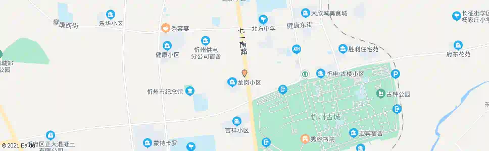 忻州女子医院_公交站地图_忻州公交_妙搜公交查询2024