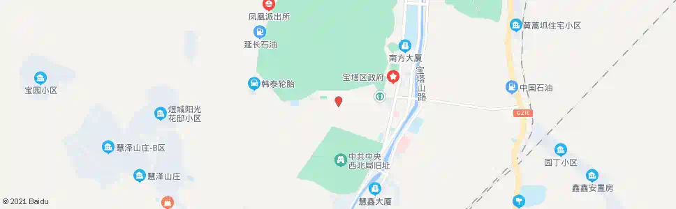 延安市场沟生产队_公交站地图_延安公交_妙搜公交查询2024