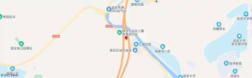 延安李家洼_公交站地图_延安公交_妙搜公交查询2024