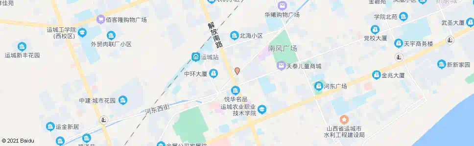 运城八一市场_公交站地图_运城公交_妙搜公交查询2024