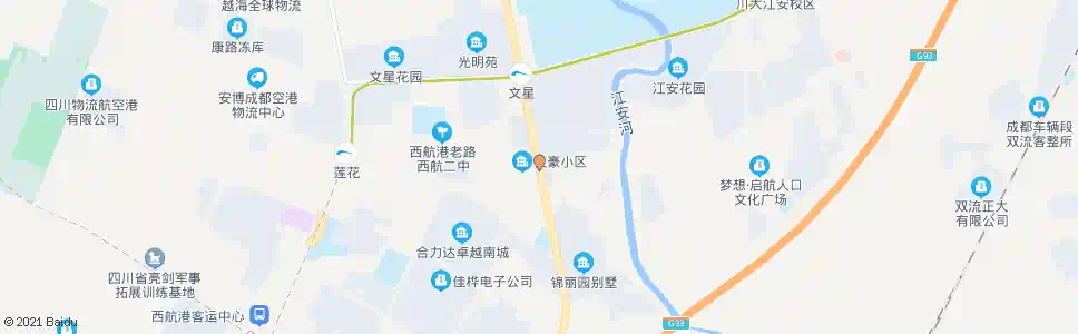 成都文星广场_公交站地图_成都公交_妙搜公交查询2024