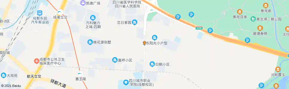 成都洪河大道北路_公交站地图_成都公交_妙搜公交查询2024