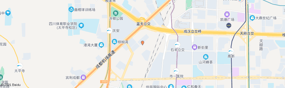 成都新园大道北_公交站地图_成都公交_妙搜公交查询2024