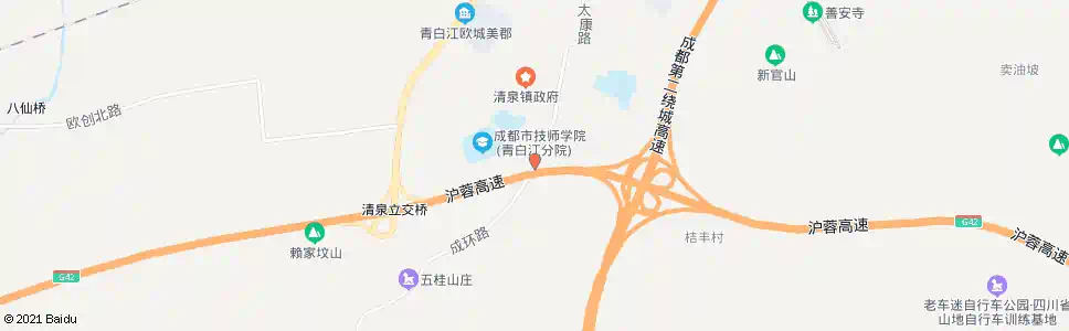 成都梨园桥_公交站地图_成都公交_妙搜公交查询2024