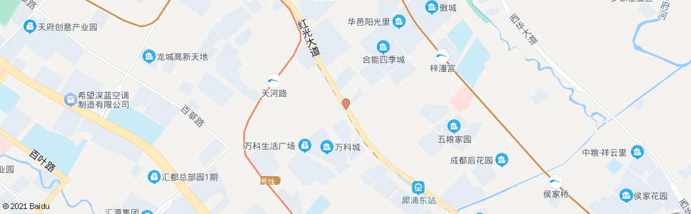 成都万福村_公交站地图_成都公交_妙搜公交查询2024
