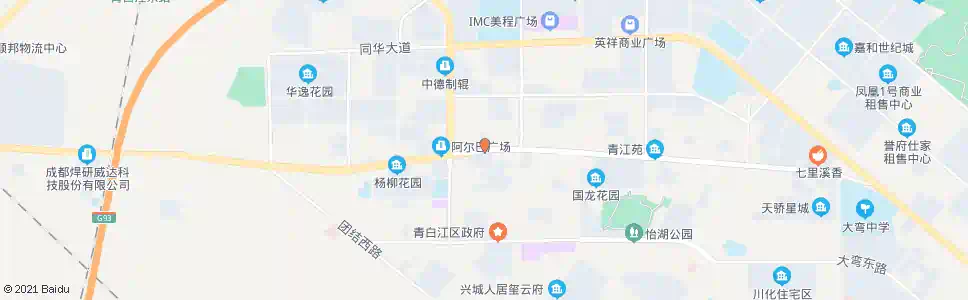 成都巨人树_公交站地图_成都公交_妙搜公交查询2024