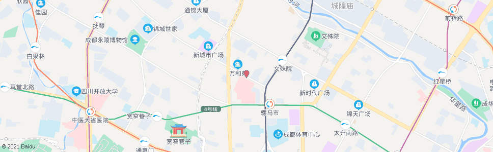 成都青龙街_公交站地图_成都公交_妙搜公交查询2024