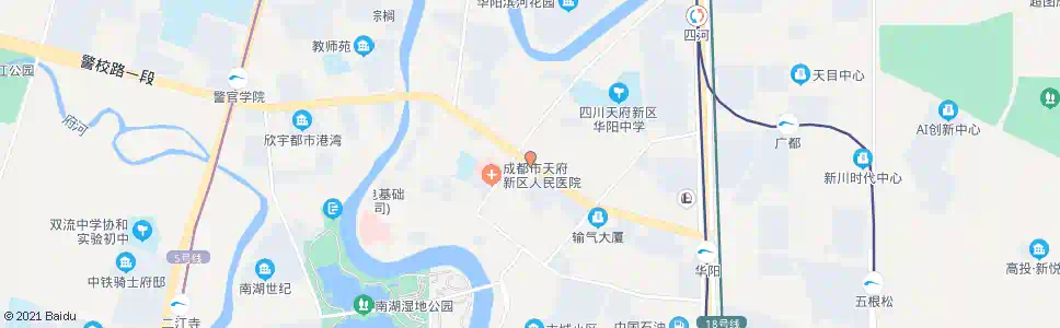 成都华阳大道正北中街口_公交站地图_成都公交_妙搜公交查询2024