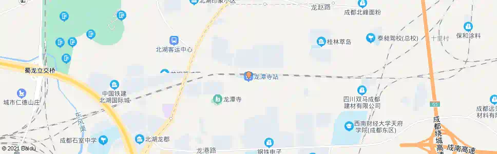 成都龙潭寺_公交站地图_成都公交_妙搜公交查询2024