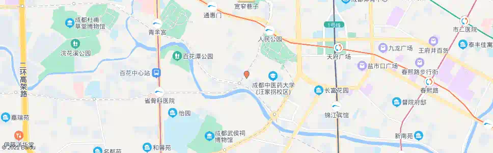 成都小南街南_公交站地图_成都公交_妙搜公交查询2024