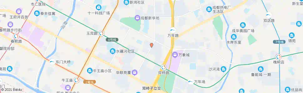 成都双林中横路_公交站地图_成都公交_妙搜公交查询2024