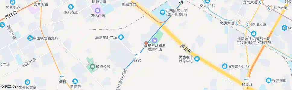 成都南桥村_公交站地图_成都公交_妙搜公交查询2024