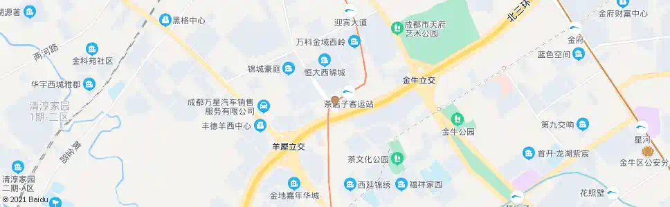 成都茶店子公交站_公交站地图_成都公交_妙搜公交查询2024