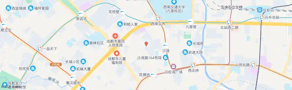 成都金沙路中_公交站地图_成都公交_妙搜公交查询2024