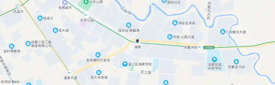 成都涌泉东_公交站地图_成都公交_妙搜公交查询2024