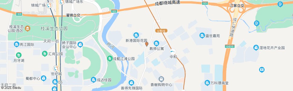 成都新上街南_公交站地图_成都公交_妙搜公交查询2024