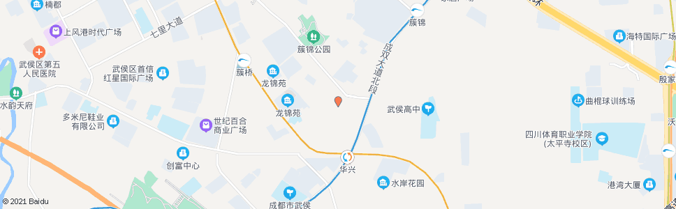 成都簇桥中街西_公交站地图_成都公交_妙搜公交查询2024