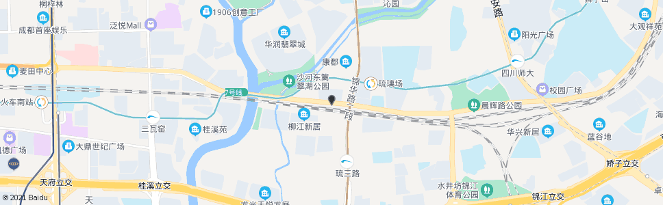 成都红砖桥_公交站地图_成都公交_妙搜公交查询2024