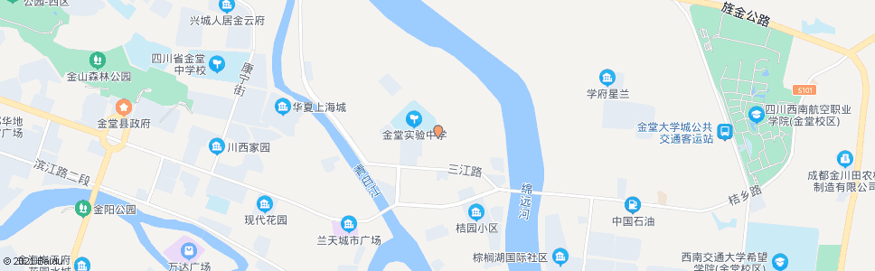 成都江城路_公交站地图_成都公交_妙搜公交查询2024
