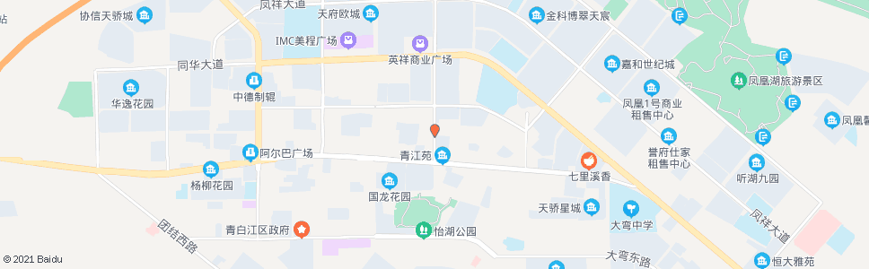 成都安居路_公交站地图_成都公交_妙搜公交查询2024