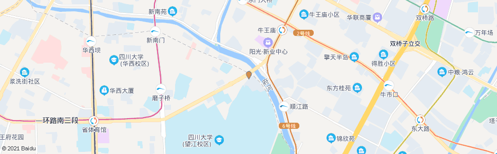 成都太平南新街东_公交站地图_成都公交_妙搜公交查询2024