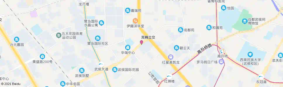 成都武侯大道口_公交站地图_成都公交_妙搜公交查询2024