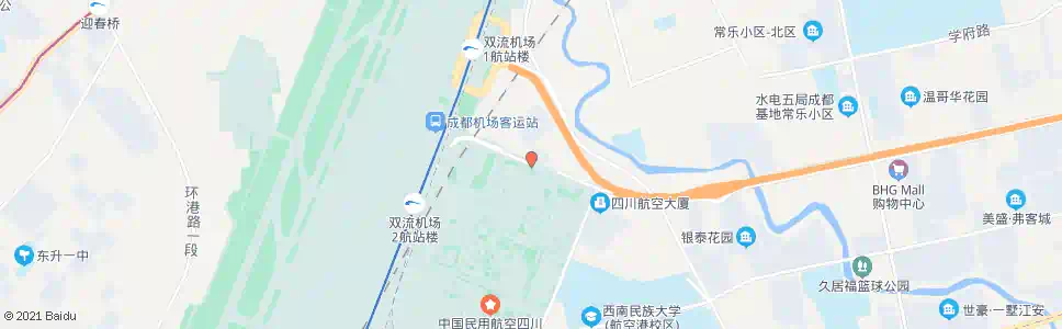 成都机场东一路_公交站地图_成都公交_妙搜公交查询2024