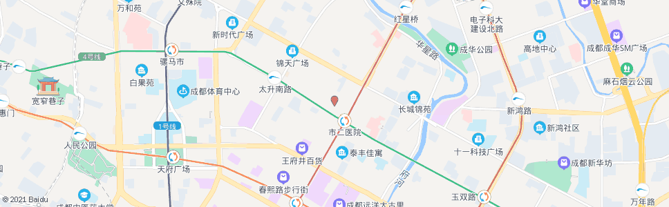 成都桂王桥南街_公交站地图_成都公交_妙搜公交查询2024