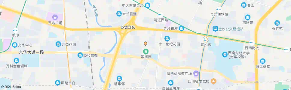 成都贝森路西_公交站地图_成都公交_妙搜公交查询2024