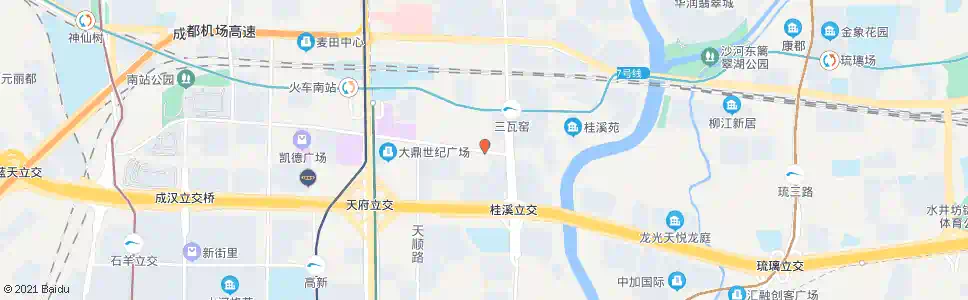 成都天仁路科华南路口_公交站地图_成都公交_妙搜公交查询2024