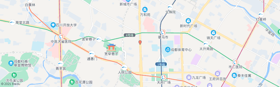 成都羊市街_公交站地图_成都公交_妙搜公交查询2024