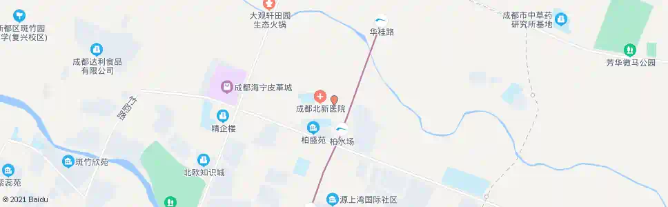 成都柏水寺_公交站地图_成都公交_妙搜公交查询2024