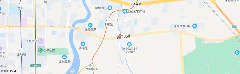 成都锦华路三段_公交站地图_成都公交_妙搜公交查询2024