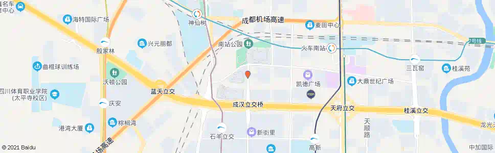 成都成汉北路盛和二路口_公交站地图_成都公交_妙搜公交查询2024