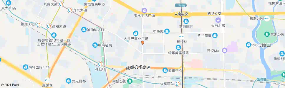 成都桐梓林小区_公交站地图_成都公交_妙搜公交查询2024