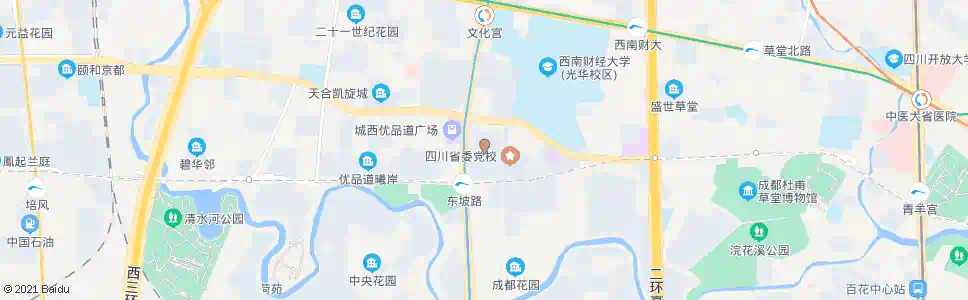 成都青羊大道光华_公交站地图_成都公交_妙搜公交查询2024