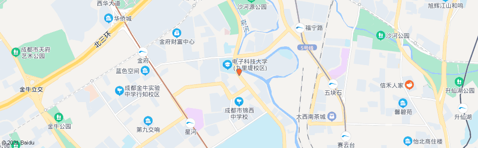 成都九里堤北路北_公交站地图_成都公交_妙搜公交查询2024