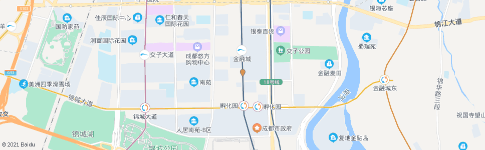 成都交子南一路中_公交站地图_成都公交_妙搜公交查询2024