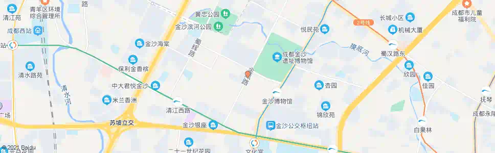 成都金凤路中_公交站地图_成都公交_妙搜公交查询2024