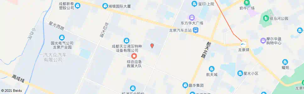 成都中达科技工业园_公交站地图_成都公交_妙搜公交查询2024