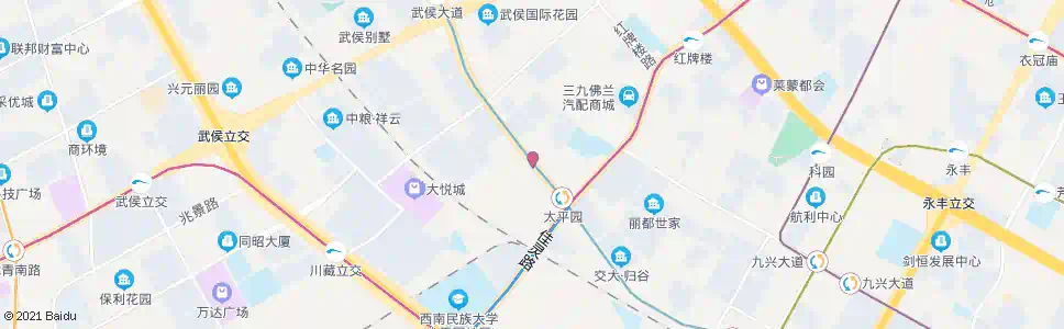 成都武阳大道川藏路口_公交站地图_成都公交_妙搜公交查询2024