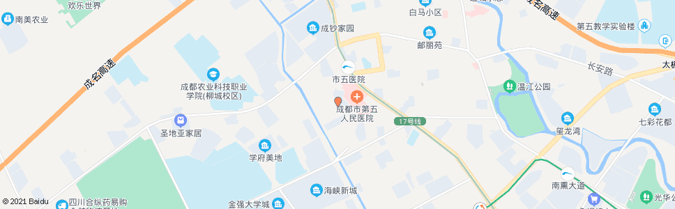 成都柳河路_公交站地图_成都公交_妙搜公交查询2024